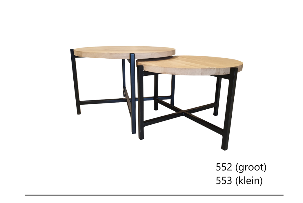 van de serie ontwerp je eigen tafel Eiken 552- 553