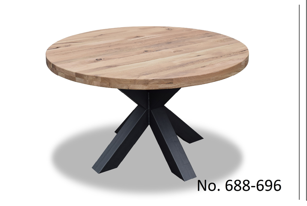van de serie ontwerp je eigen tafel Eiken T688-696